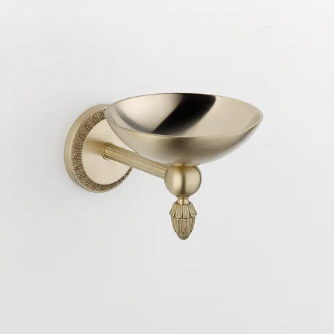 THG MALMAISON METAL Мыльница металлическая, подвесная, цвет Soft matt gold