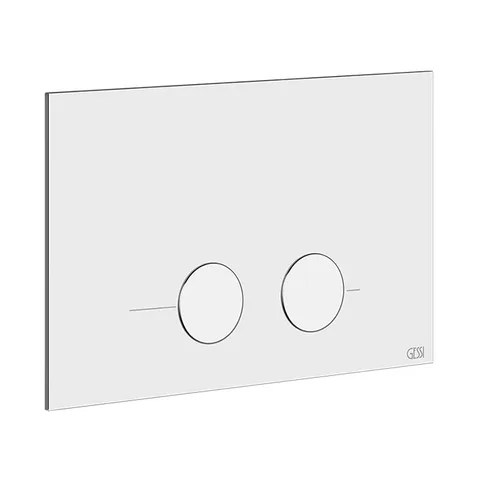 GESSI Клавиша смыва для унитаза, двойная, для систем инсталляций Geberit Sigma8 и Sigma12, цвет хром