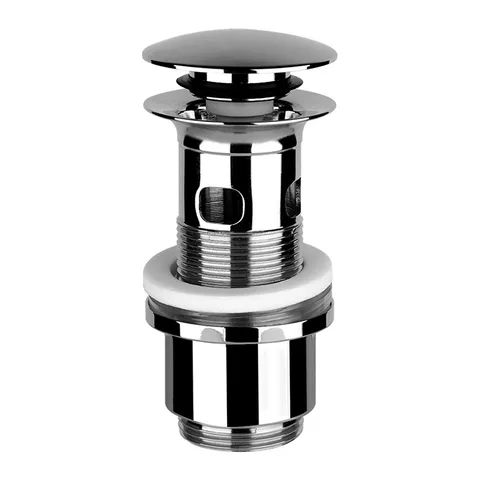 Gessi  Автоматический донный клапан “Stop&Go” для раковины c переливом, цвет: хром