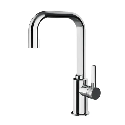 Gessi Inciso Смеситель для раковины, высокий, без донного клапана и соединительные шланги, цвет: хром