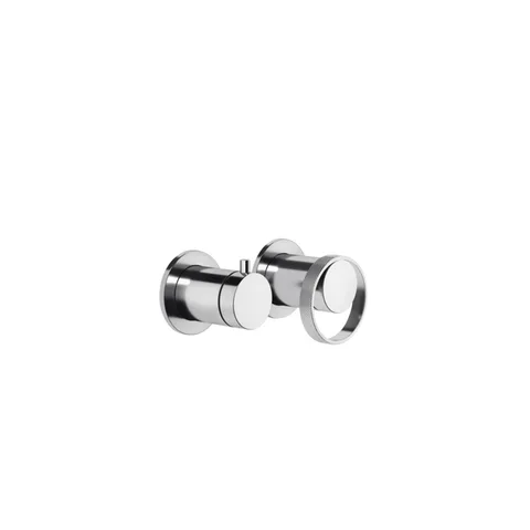 Gessi Anello Встраиваемый однорычажный смеситель на 2 выхода с перекл. (внешние части), цвет: хром