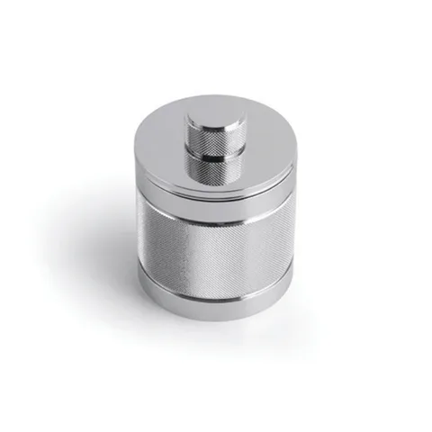 Bertocci Officina 01 Контейнер с крышкой, h110 см, d90 см, цвет хром (акция из наличия)