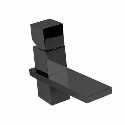 Bossini Cube Смеситель для раковины на 1 отв., c заглушкой 1”1/4, цвет: черньій матовьій