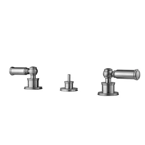Bossini Liberty Смеситель для биде на 3 отверстия с заглушкой 1”1/4, цвет: хром