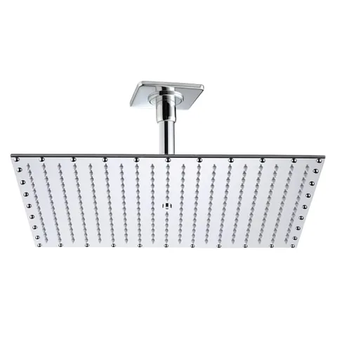 BOSSINI PARIS-RECTANGULAR Верхний душ 400 x 300 mm - потолочный кронштейн 150 mm, цвет: хром