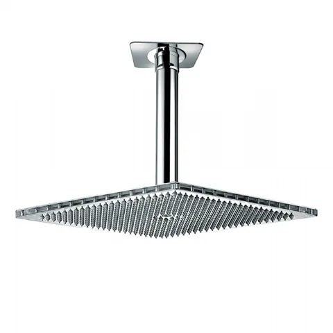 BOSSINI DREAM-CUBE Верхний душ 400 x 400 mm 1 режим - держателем вертикальным 300 x Ø 36 mm, цвет: хром