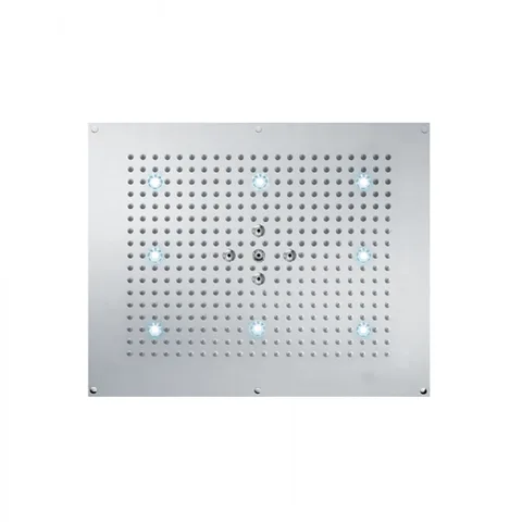 BOSSINI Dream Верхний душ 570 x 470 mm, с 8 LED RGB, 2 режима (дождь, распыление), блок питания/управления, Cromoterapia, цвет: хром