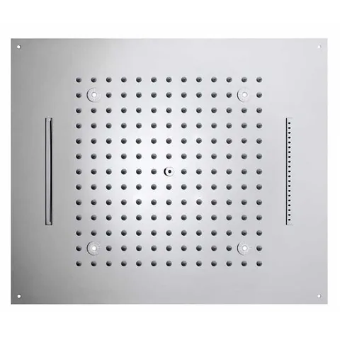 BOSSINI DREAM/3 Верхний душ 570 x 470 mm, 3 режима (дождь, каскад, водопад), с 4 LED (белый), блок питания/управления, цвет: хром