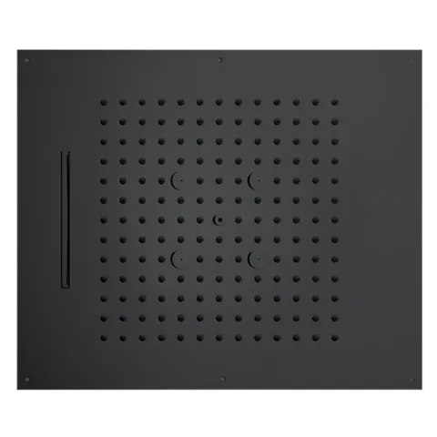 BOSSINI DREAM/3 Верхний душ 570 x 470 mm, 3 режима (дождь, каскад, туман), цвет: черный матовый
