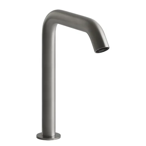 GESSI 316 FLESSA Смеситель для раковины, электронный, с кран-фильтром для регулировки температ и напора воды, высота излива 230 мм, цвет Steel Brushed