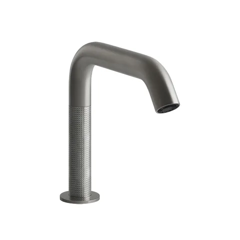 GESSI 316 CESELLO Смеситель для раковины, электронный, с кран-фильтром для регулировки температур и напора воды, выс излива 150 мм, цвет Steel Brushed
