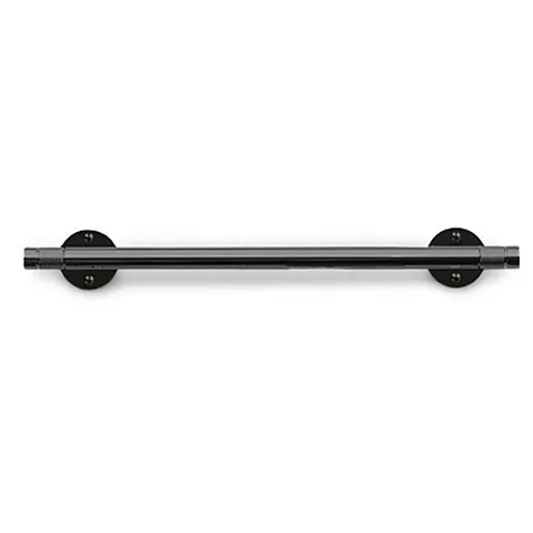 Bertocci Officina 01 Полотенцедержатель 50 см, цвет черный матовый (акция из наличия)