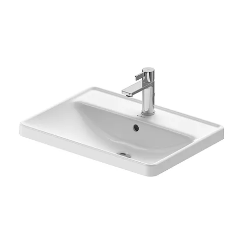 Duravit D-Neo Раковина встраиваемая сверху  600х440  мм,, с переливом, с 1 отв. под смеситель, цвет: белый (Спец.цена из наличия)