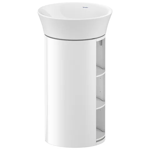Duravit White Tulip Раковина ? 500  мм накладная без отв под смес, с керам крышкой без перелива, цвет: белый