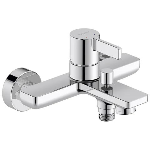 Duravit D-Neo Смеситель для ванны, настенный, с автом. перекл. цвет: хром