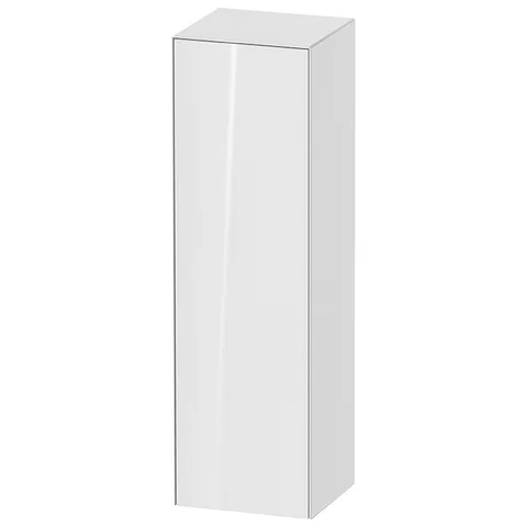 Duravit White Tulip Шкаф подвесной, 1320x400x360 мм, 1 дверца, 3 стекл полки с алюм, петли справа, цвет: белый высокоглянцевый