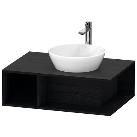 Duravit D-Neo Тумбочка подвесная компакт, 260x800x550 мм, 1 открытое отделение на левой стороне, цвет: Black Oak