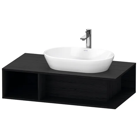 Duravit D-Neo Тумбочка подвесная компакт, 260x1000x550 мм, 1 открытое отделение на левой стороне, цвет: Black Oak