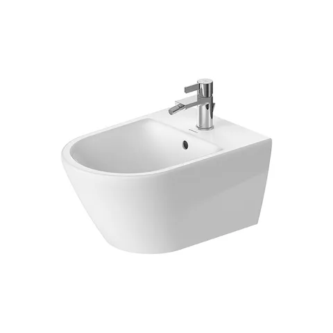 Duravit D-Neo Биде подвесное 370x540 мм, с переливом, с 1 отв под смеситель, цвет: белый (Спец.цена!)