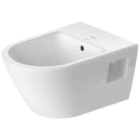 Duravit D-Neo Биде подвесное 370x540 мм, с переливом, с 1отв под смеситель, цвет: белый (Спец.цена из наличия)