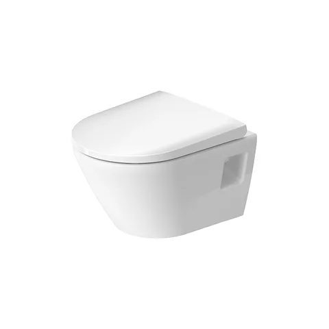 Duravit D-Neo Унитаз подвесной 370х480  мм безободковый, HygieneGlaze, цвет: белый