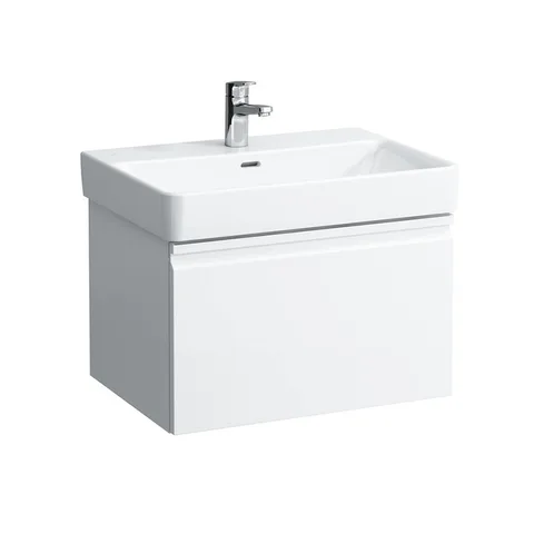 Laufen Pro  Раковина 60х48х11,5 см,подвесная/накладная с 1 отв. под смеситель по центу, c переливом, цвет: белый