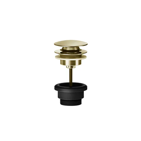 GESSI 316 Донный клапан нажимной “Stop&Go”, для раковин без перелива, цвет Brushed Brass PVD