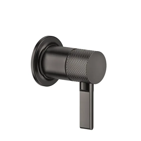GESSI INCISO Встраиваемый смеситель, на 1/2", на 1 источник (внешняя часть), цвет: brushed black metal pvd