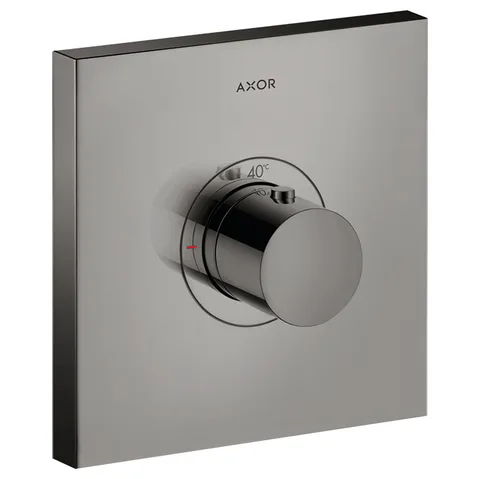 AX ShowerSelect Встраиваемый термостат для душа, 1 потреб, (внешняя часть), цвет: полированный черный хром