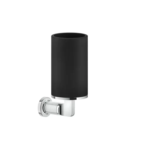 GESSI INCISO Стакан настенный, цвет: черный/хром