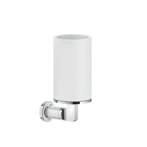 GESSI INCISO Стакан настенный, цвет: белый/хром