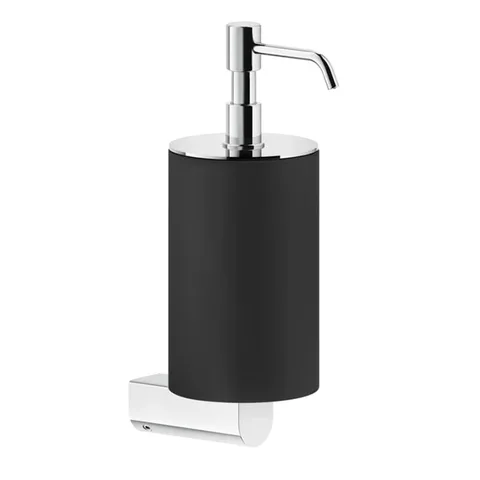 GESSI Rilievo Дозатор для жидкого мыла настенный, цвет: черный/хром
