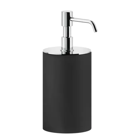 GESSI Rilievo Дозатор для жидкого мыла настольный, цвет: черный/хром