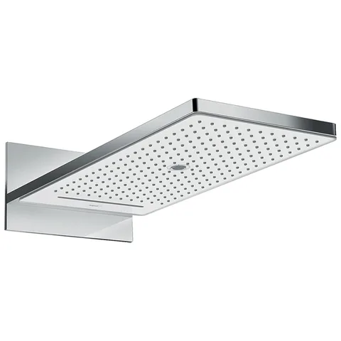 HG Rainmaker Select 580 EcoSmart Верхний душ 586x258мм, настенный, 3jet (Rain, Rainflow Waterfall, MonoRain), цвет: белый/хром
