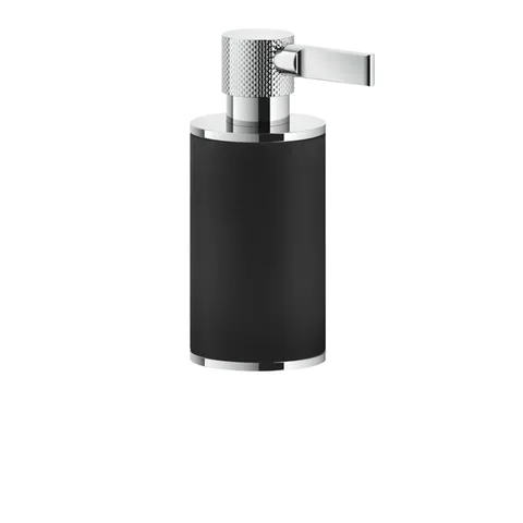 GESSI INCISO Дозатор для жидкого мыла настольный, цвет: черный/хром
