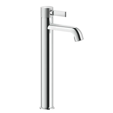 GESSI INCISO Смеситель для раковины на 1 отверстие, высокий h=337мм, с донным клапаном Цвет: хром