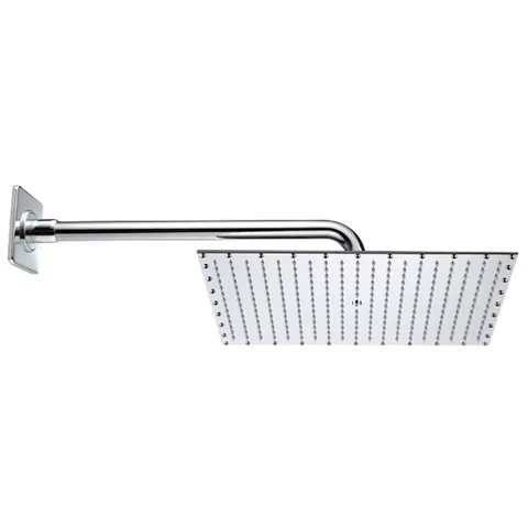 BOSSINI PARIS-RECTANGULAR Верхний душ 400 x 300 mm, настенный кронштейн Ø 28 x 400 mm, цвет: хром
