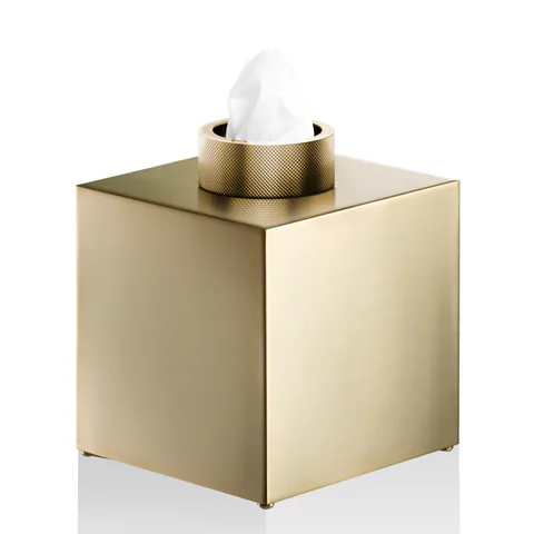 Decor Walther Cube KB Салфетница 15,6x13x13 cm, цвет золото матовое