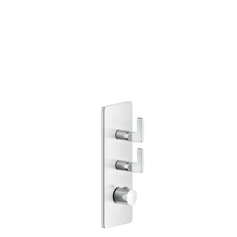 GESSI INCISO Встраиваемый термостатический смеситель на 2 источника, резьба 3/4" (внешние части), цвет: хром