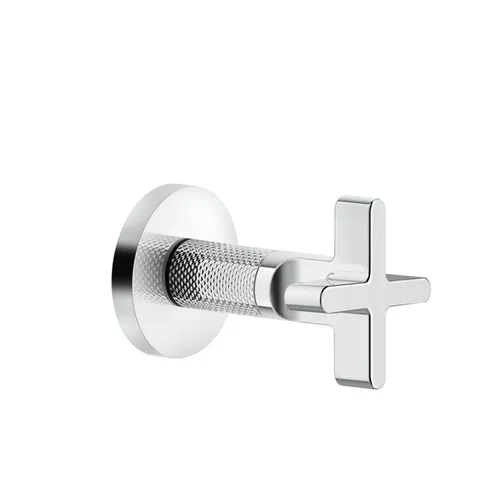 GESSI INCISO Запорный кран для термостатического смесителя высокой производительности, резьба 3/4"(внешняя часть), цвет: хром