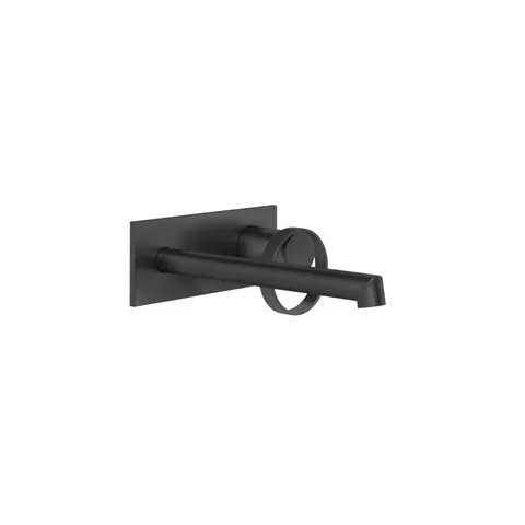 Gessi Anello Смеситель настенный, с изливом 194-214 мм, цвет Black XL (внешняя часть)