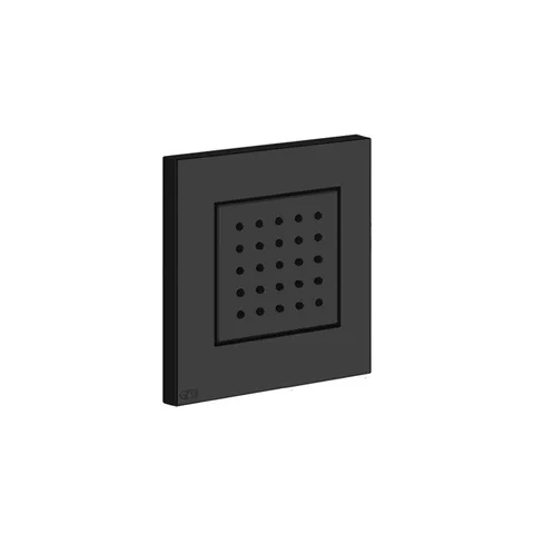 Gessi Внешняя часть поворотной боковой встраиваемой форсунки, Black XL