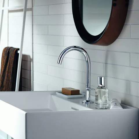 AX One Смеситель для раковины Select 170, со сливом push-open, хром