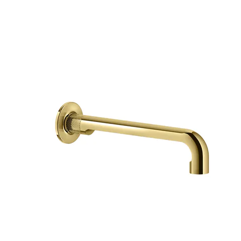 GESSI INCISO Настенный излив 255мм, на 1/2”, комбинируемый с удаленным управлением (не входит в комплект), цвет: золото