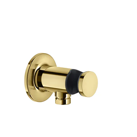 GESSI INCISO Вывод воды с держателем для душевой лейки на 1/2", цвет: золото