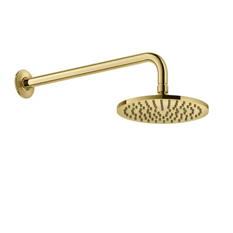 GESSI INCISO Душевая головка настенная, шарнирная на 1/2”,  Ø200мм, цвет: золото