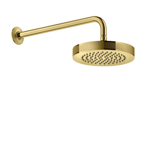 GESSI INCISO Душевая головка настенная, шарнирная на 1/2”,  Ø218мм, цвет: золото