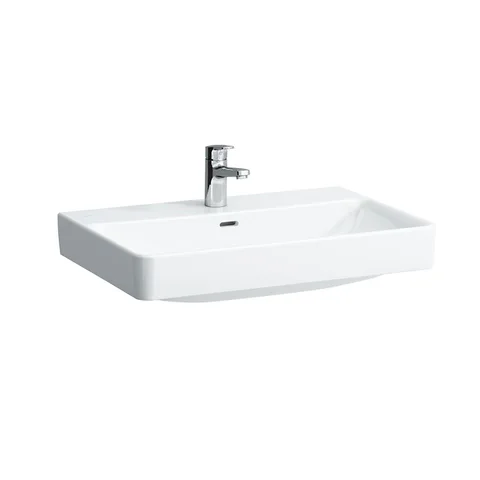 LAUFEN PRO S Раковина 700х465х95 мм, подвесная, с 1 отв для смесит, с переливом, цвет белый (СО СКЛАДА последние 6шт продаем с базами 4.0233.2.110.26)
