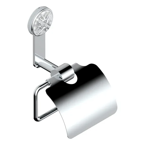 THG HIRONDELLES PLATINUM STAMPED Держатель туалетной бумаги, цвет хром