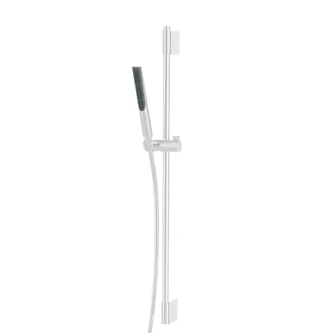 BOSSINI APICE Комплект для душа с штангой, ручным душем Slim и шлангом 1500 мм., цвет белый матовый